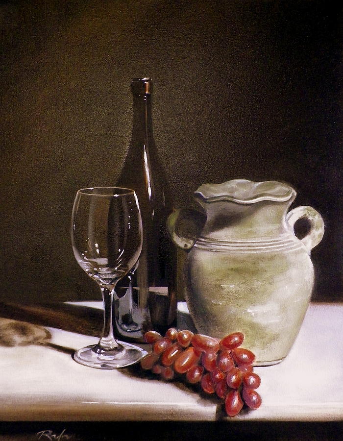 Still Life with Urn Painting by RB McGrath - Fine Art America