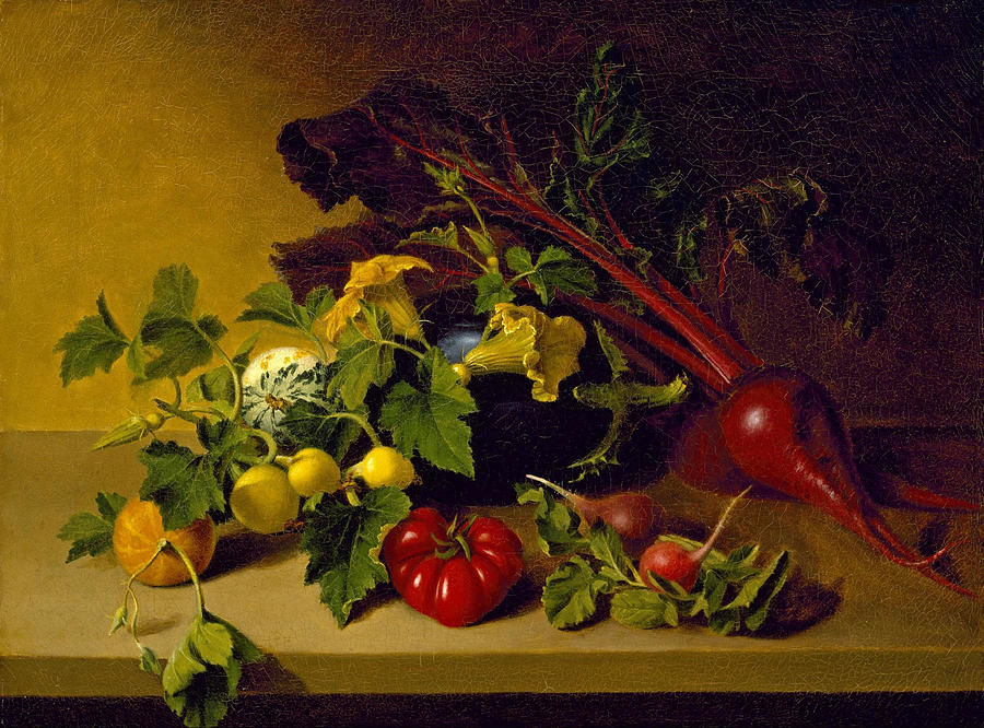 Still Life with Vegetables Painting by James Peale