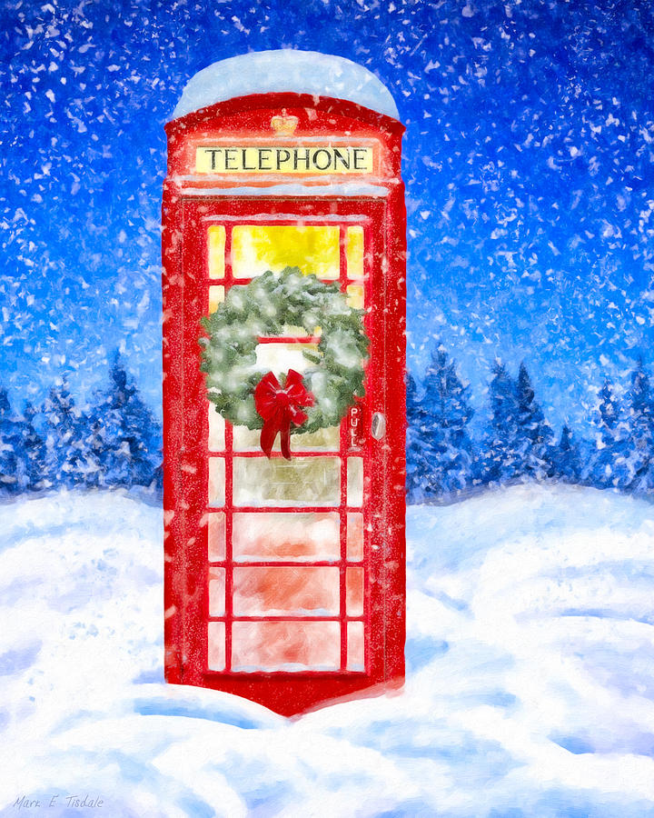 Still Night - A British Christmas Mixed Media by Mark Tisdale