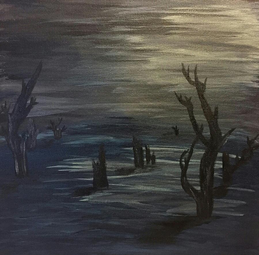 Still of Night Painting by Susan Voidets