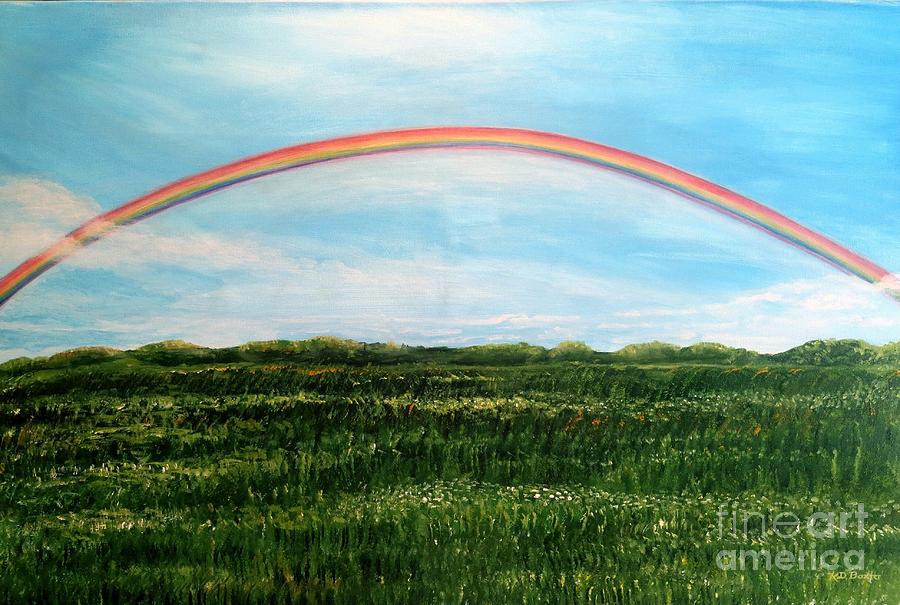Still Searching for Somewhere Over the Rainbow? Painting by Kimberlee Baxter