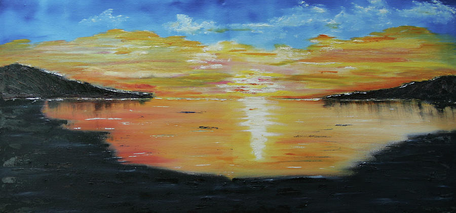 Landscape Painting - Still Sleeping by Robin Lee Landscape Painting - Still Sleeping by Robin Lee