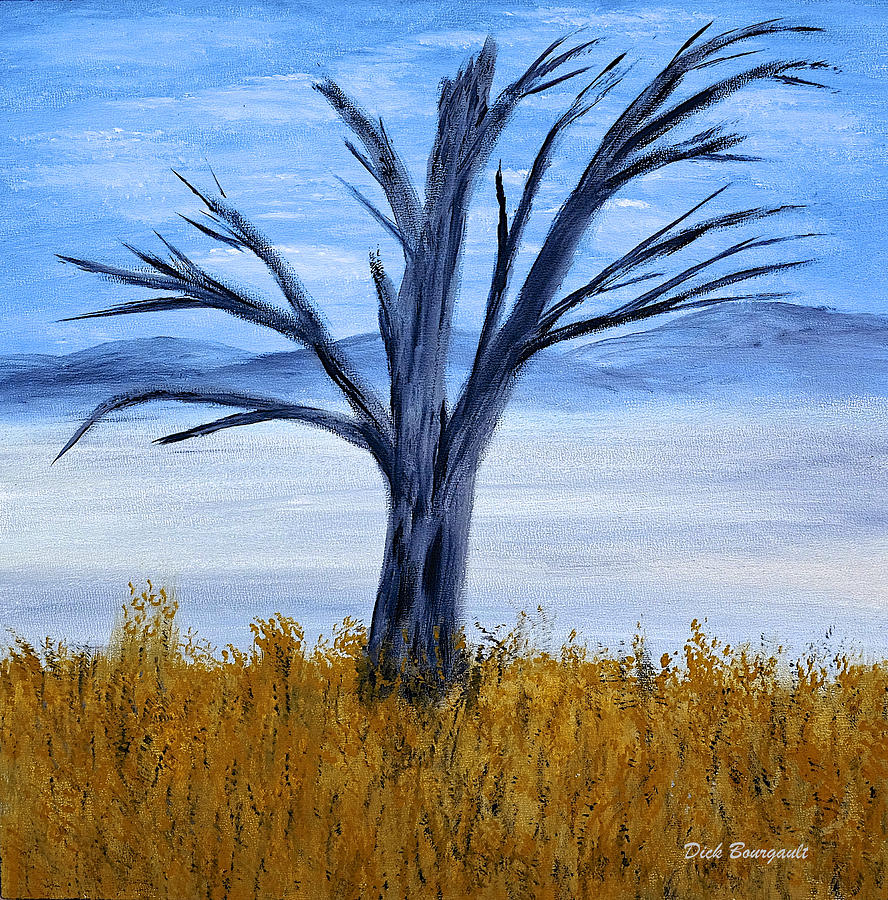 Still Standing Painting by Dick Bourgault