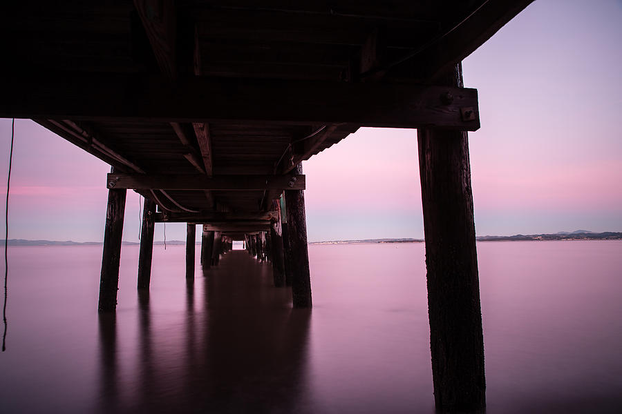 Pier Photograph - Still Under by Pam Boling