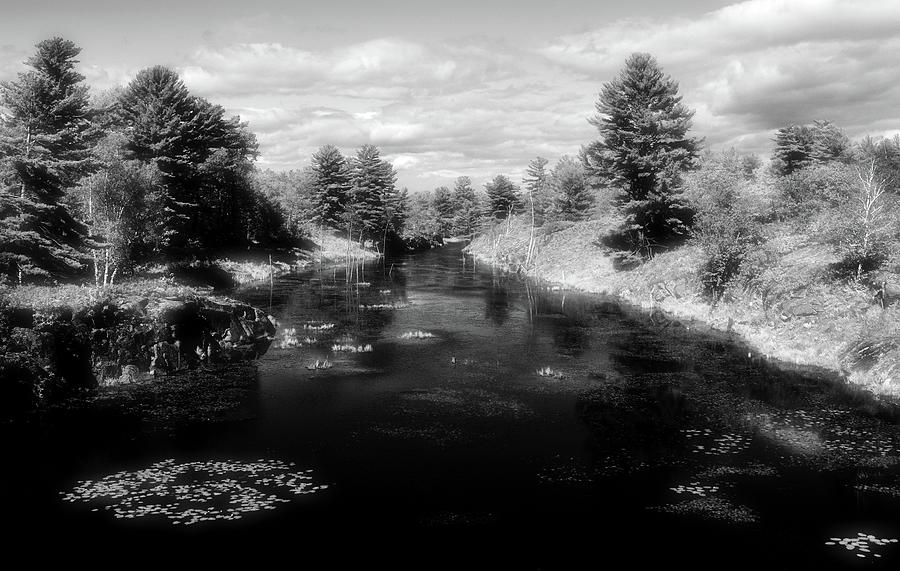 Still Water BW  Photograph by Lyle Crump