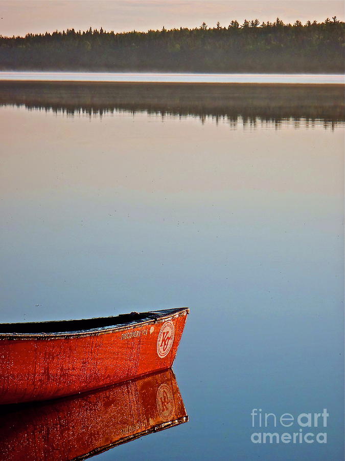 Reflection Photograph - Still Water in Maine by Michael Cinnamond