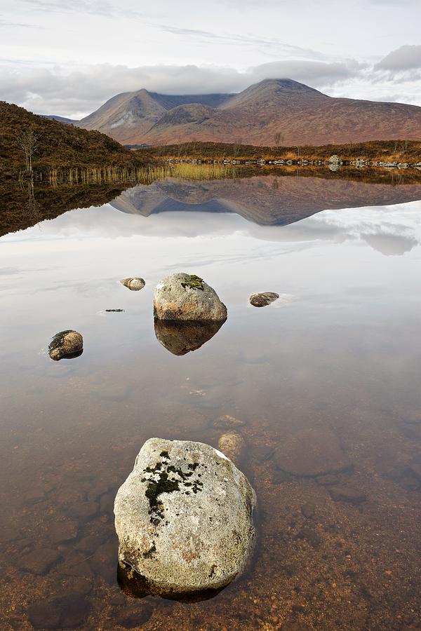 Still Waters on Rannoch Moor Photograph by Stephen Taylor