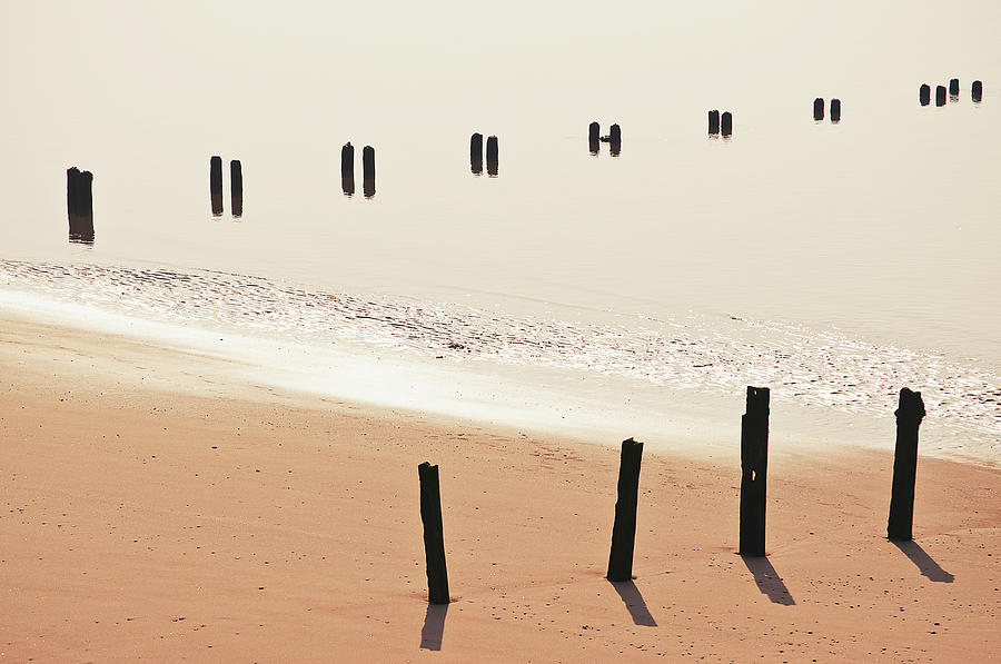 Beach Photograph - Stillness by Nick Barkworth