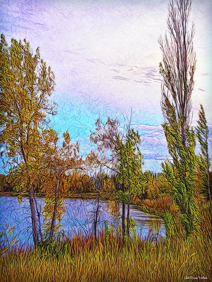 Stillness On Golden Pond Digital Art by Joel Bruce Wallach