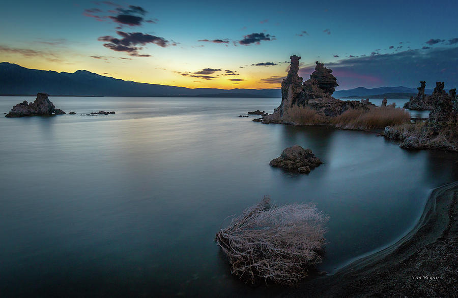 Sunset Photograph - Stillness...Mono Lake by Tim Bryan