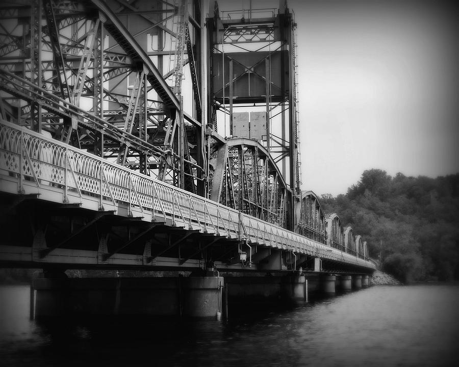 Vintage Photograph - Stillwater Bridge  by Perry Webster
