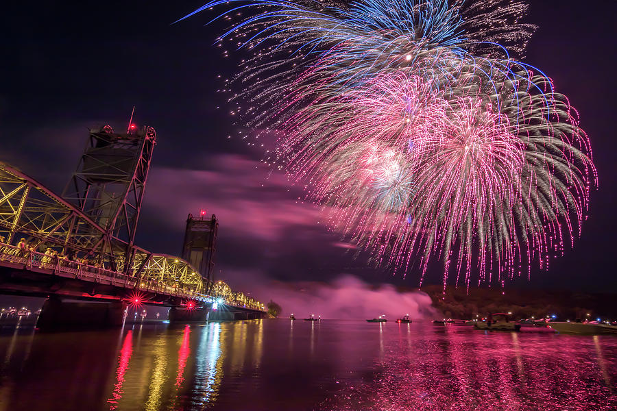 Stillwater Fireworks 2017 Photograph by Dale Peterson Fine Art America