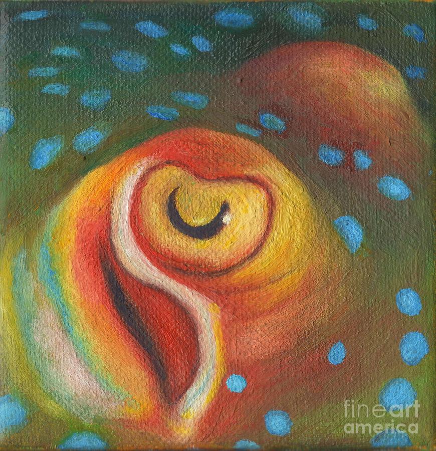 Stingray Eye Painting by Julie Summerford | Fine Art America