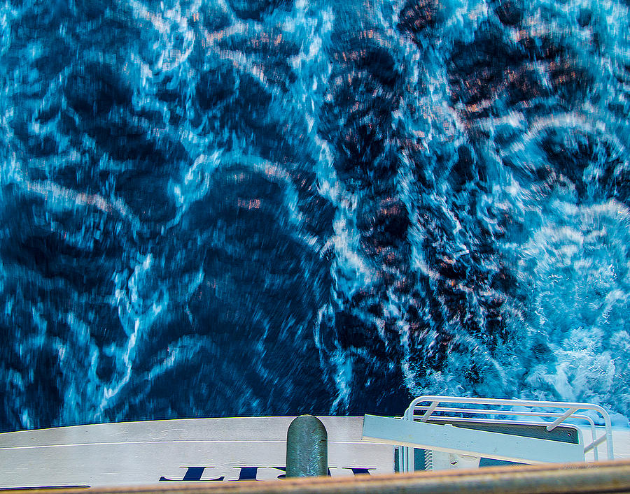 Stir behind the ship Photograph by Jana Rosenkranz