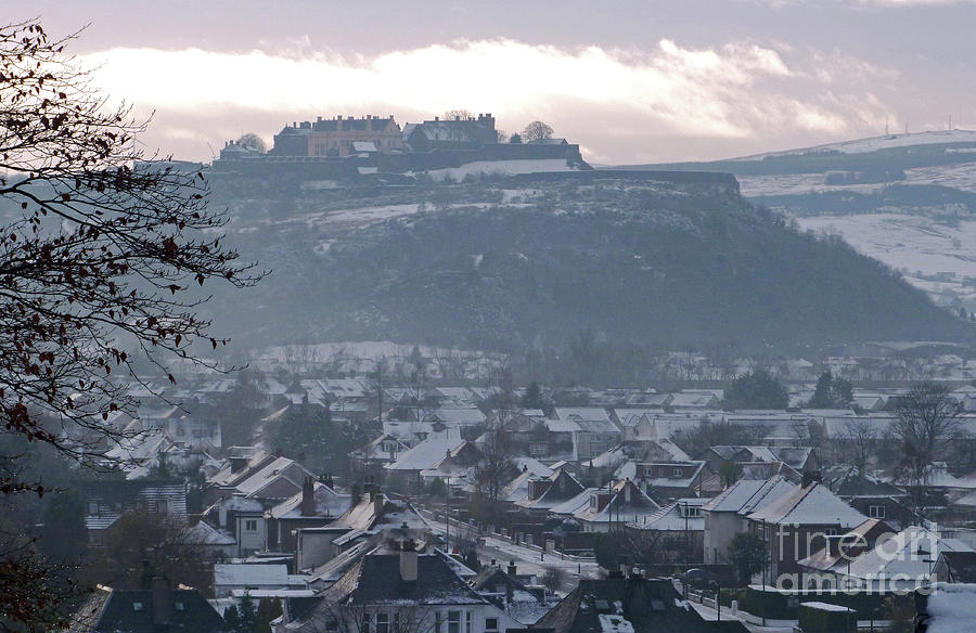 Stirling in Winter Light - Scotland Photograph by Phil Banks