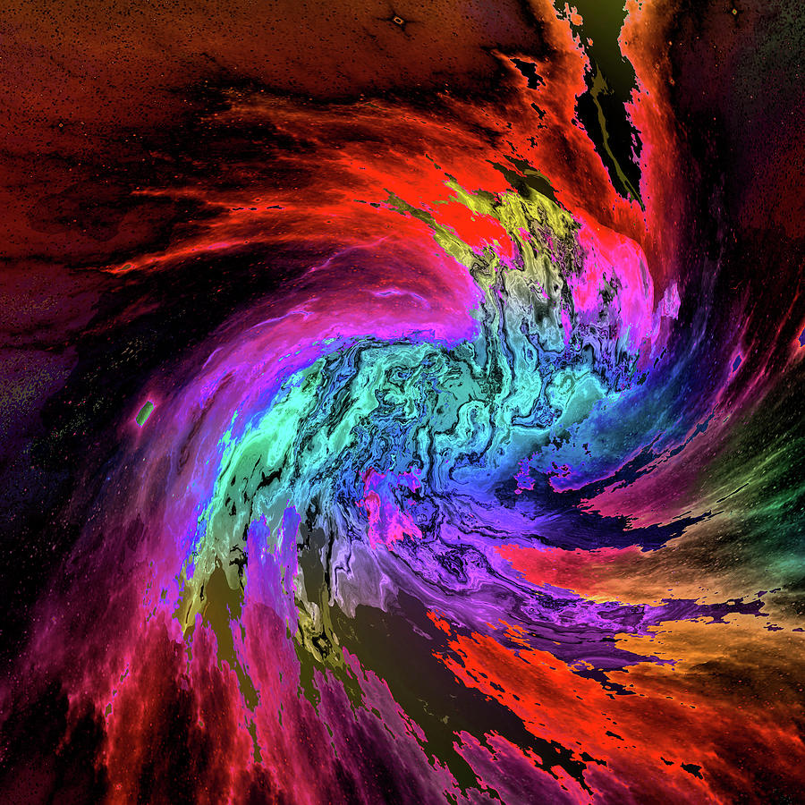 Stirring the Rainbow Digital Art by Claude McCoy