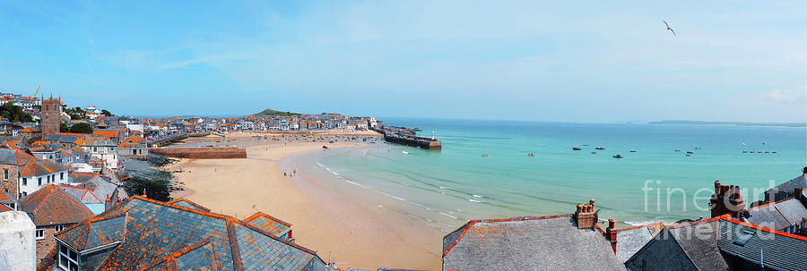 St.Ives panorama, Cornwall Photograph by Ariadna De Raadt