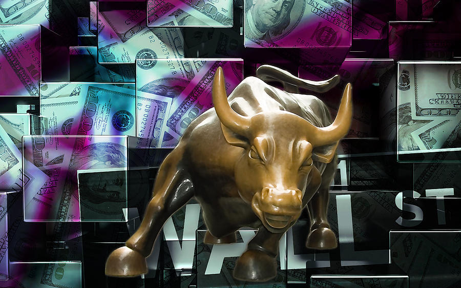 Stock Futures Mixed Media by Marvin Blaine