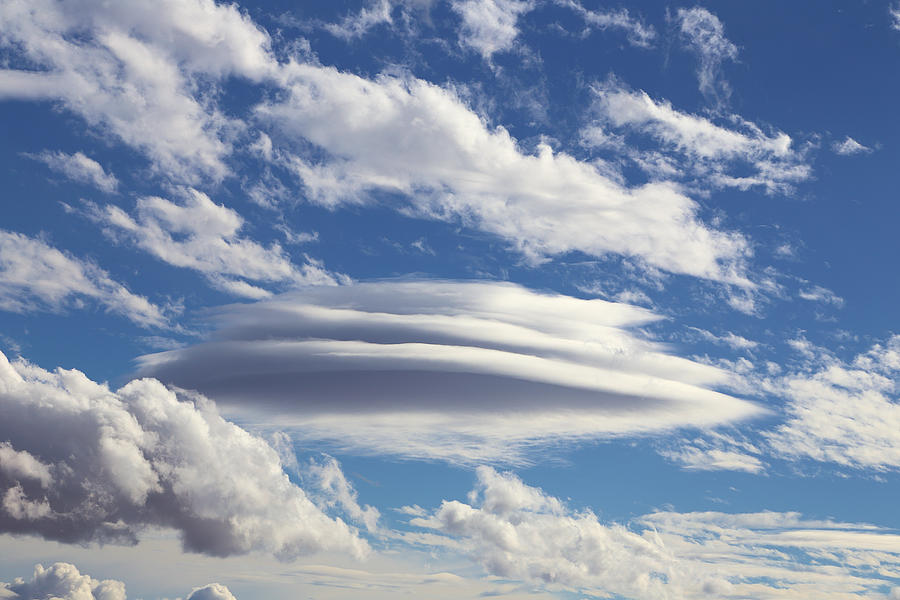 Stock Of Lenticular Clouds Photograph by Viktor Savchenko