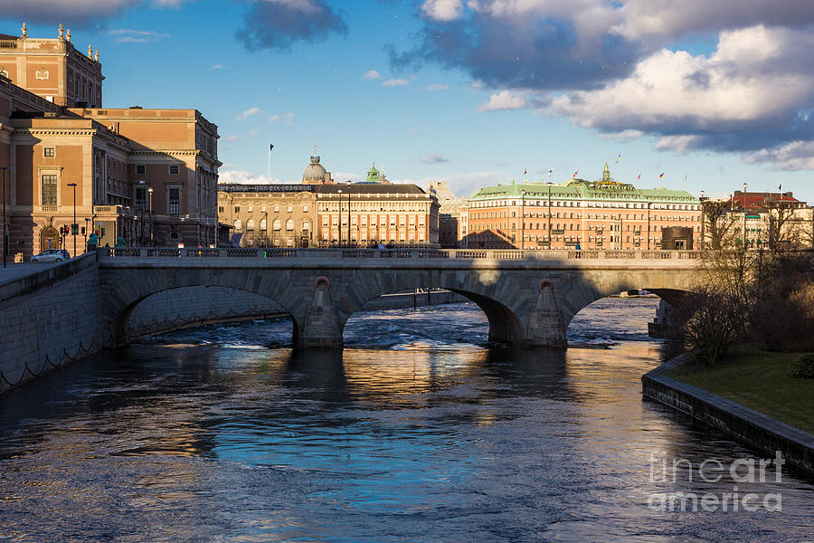 Stockholm Bridge Photograph by Suzanne Luft