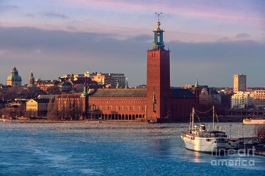 Architecture Photograph - Stockholm City Hall by Inge Johnsson