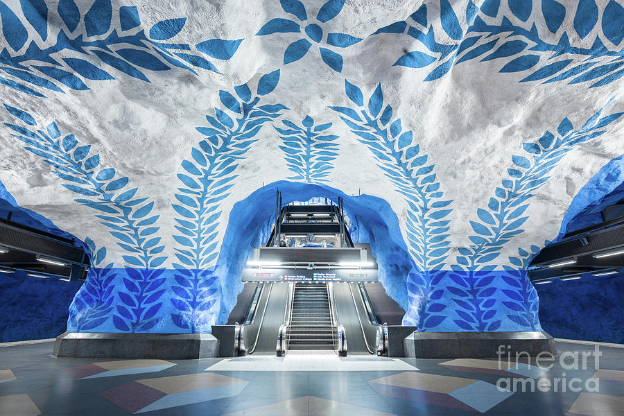 Stockholm Subway Photograph