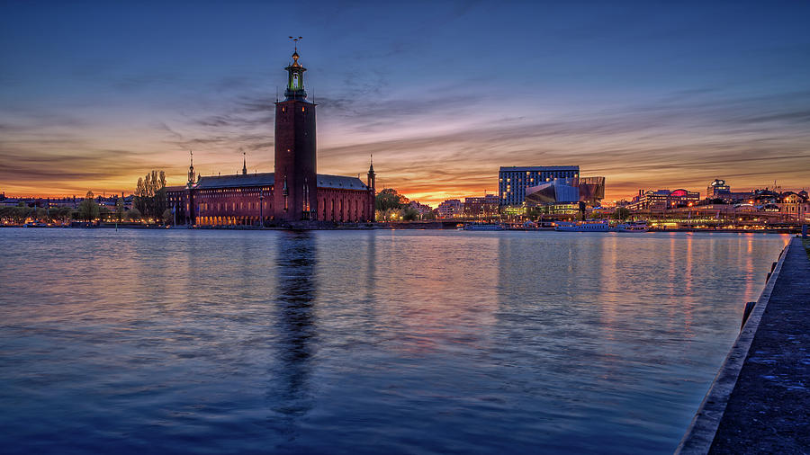 Stockholm sunset Photograph by James Billings