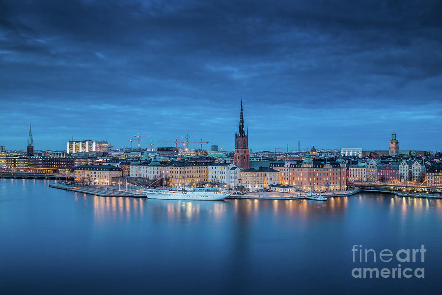 Stockholm Twilight View Photograph by JR Photography