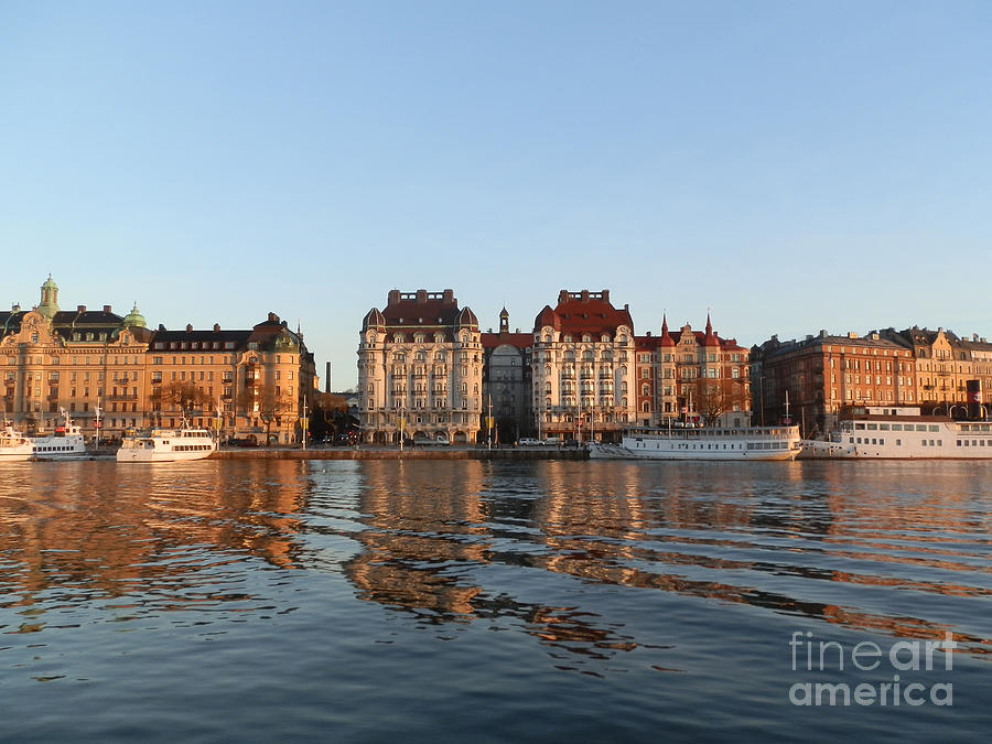 Stockholm water view Photograph by Margaret Brooks