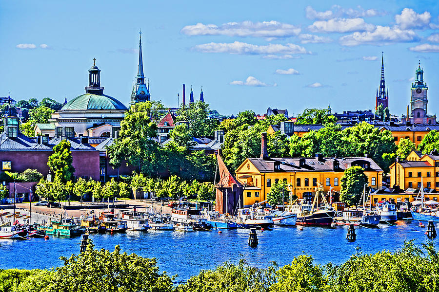 Stockholm Waterfront Photograph by Dennis Cox