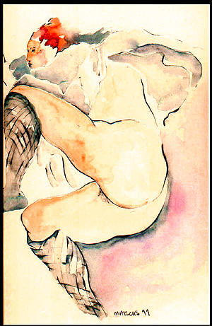 Stockings Painting by Leslie Marcus Stockings Painting by Leslie Marcus