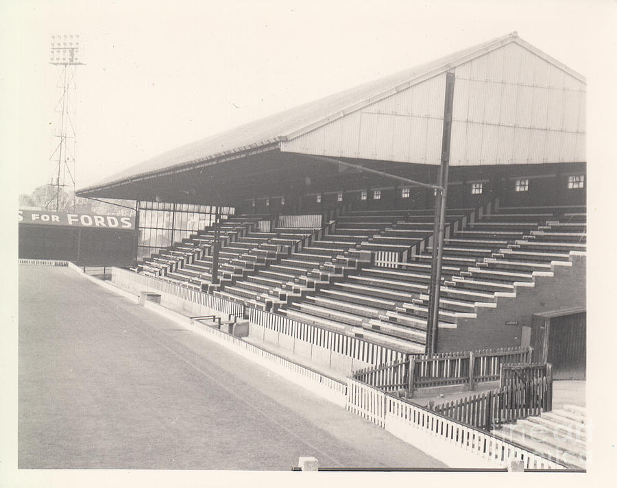 Stockport FC - Edgeley Park - Main Stand 1 - BW - September 1969 Photograph by Legendary Football Grounds