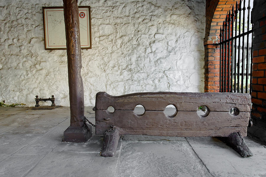 Stocks and Whipping Post - Brading Photograph by Rod Johnson