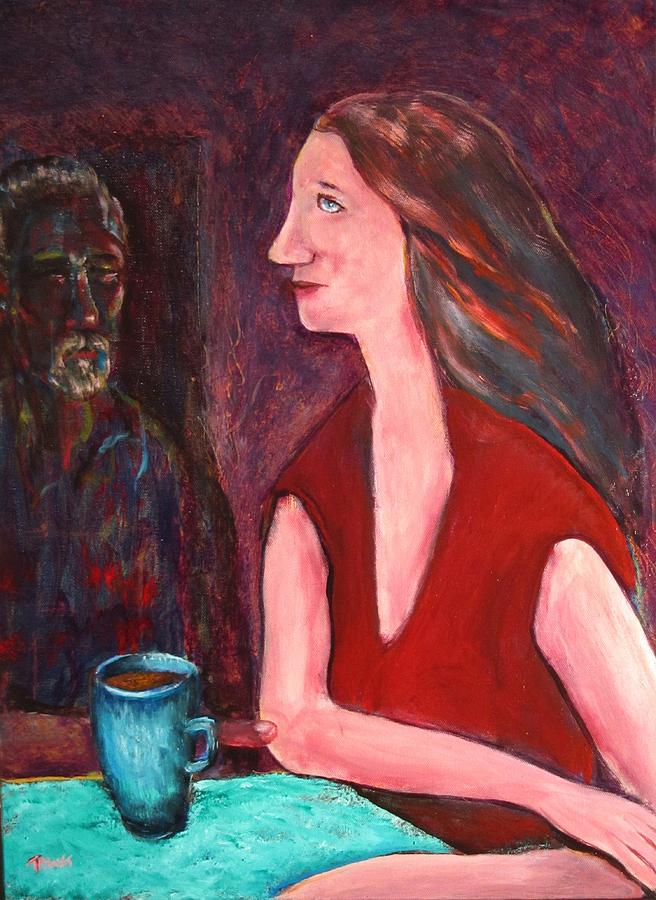 Cup Of Tea Painting - Stoic by Dennis Tawes