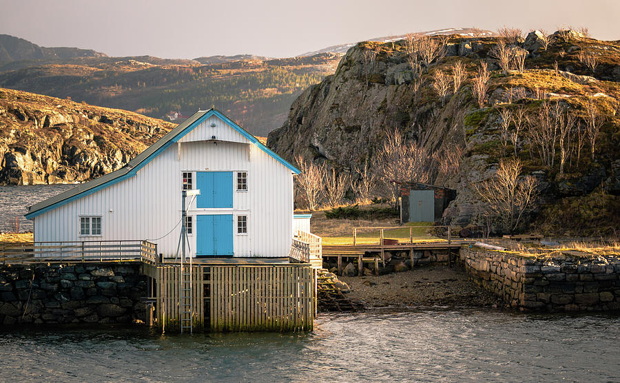Stokknes Private Dock Norway Photograph by Adam Rainoff