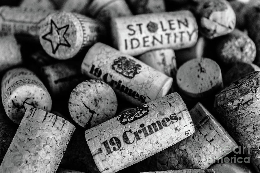 Stolen Crimes - Corks Photograph by Colleen Kammerer