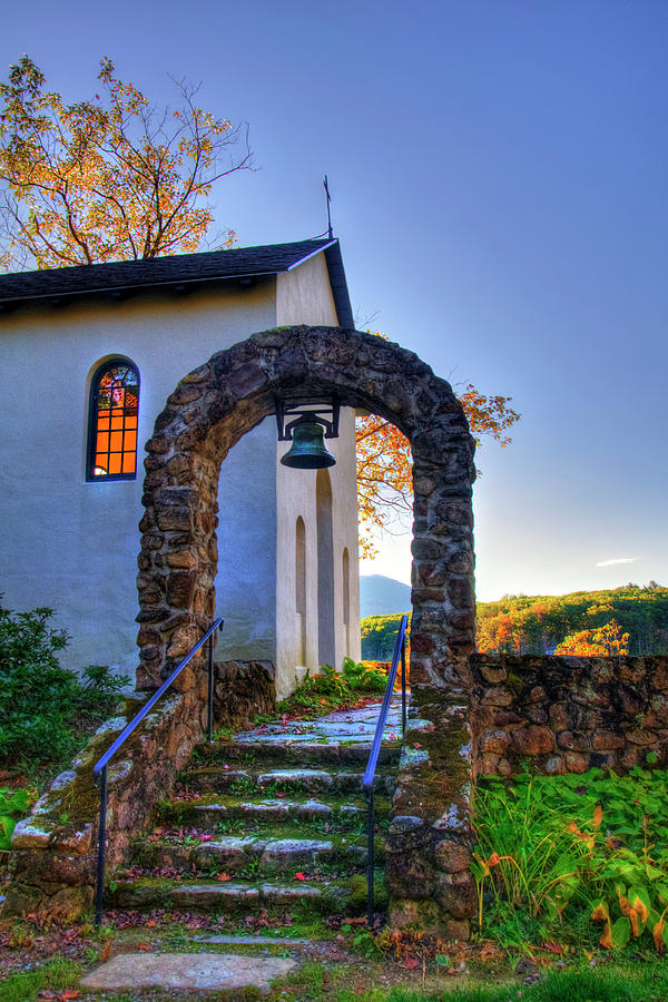 Stone Archway - St. Francis Chapel - NH Photograph by Joann Vitali
