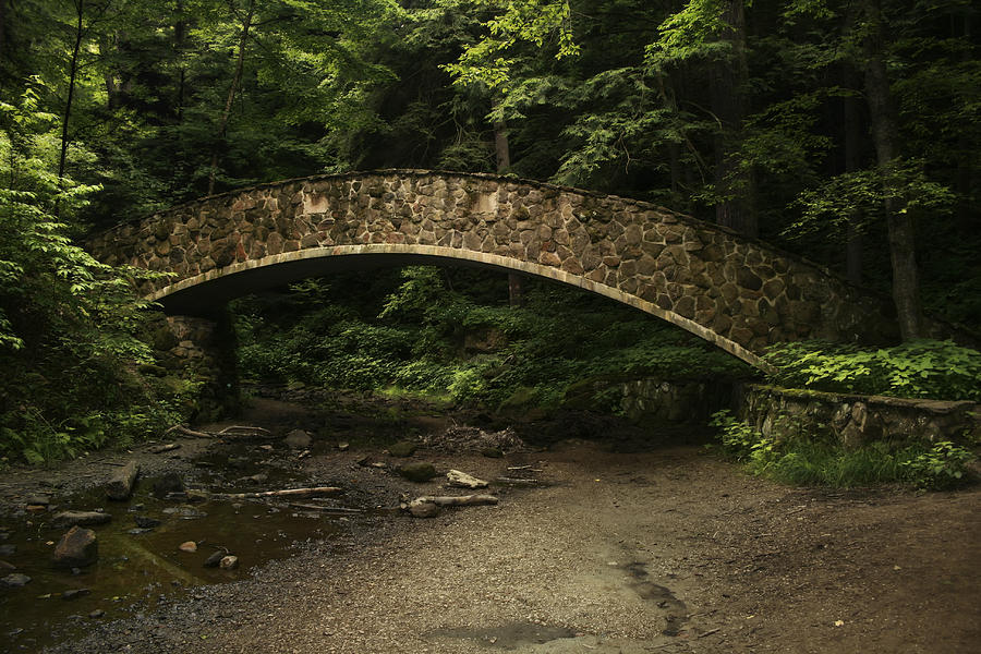Stone Bridge In The Woods Photograph by Richard Gregurich