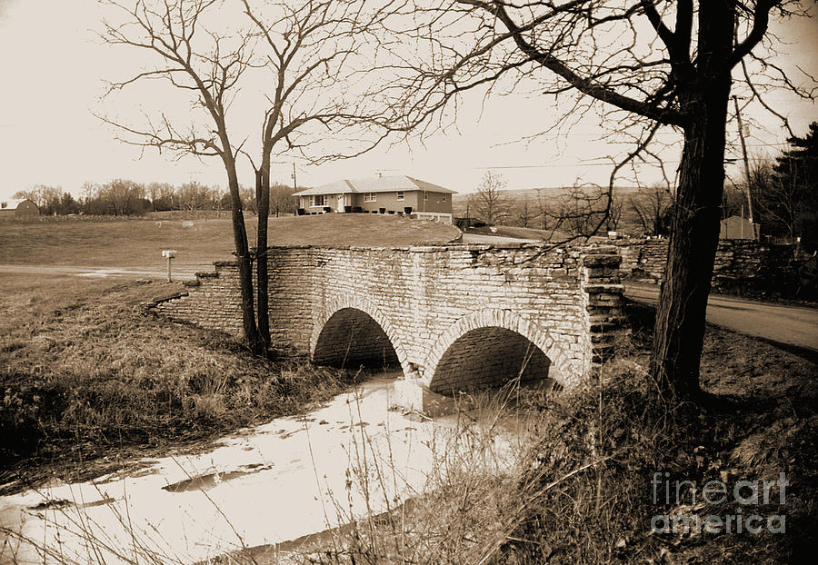 Bridge Photograph - Stone Bridge on Harveys Branch Road by Gary Wonning