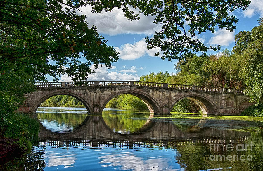Stone Bridge Over The River 590  Photograph by Ricardos Creations
