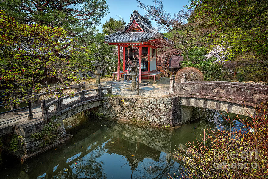 Stone Bridge to Shrine at Kiyomizudera Photograph by Karen Jorstad