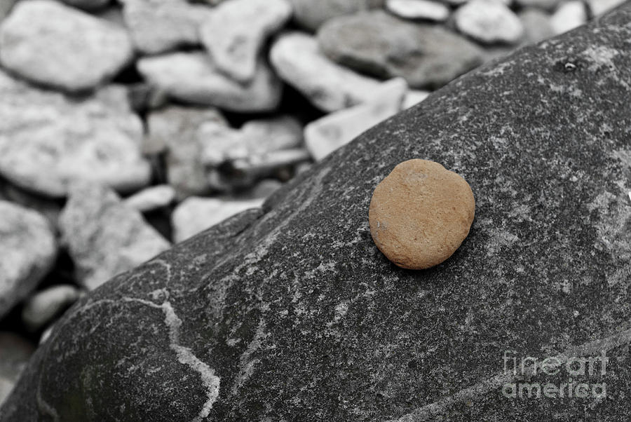 Stone Composition. Hierarchy And Balance. Photograph