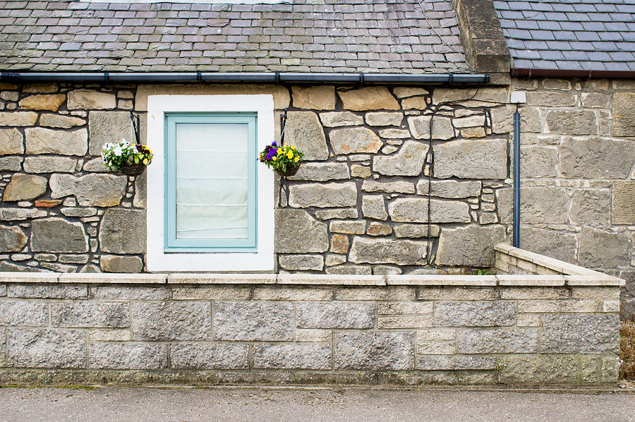 Architecture Photograph - Stone cottage by Tom Gowanlock