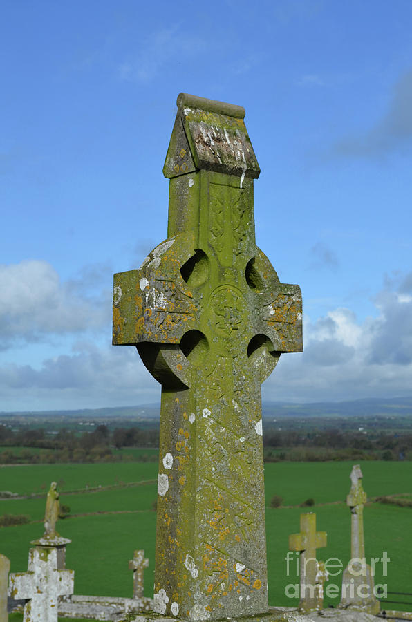 Stone Crosses Outside Rock of Cashel Photograph by DejaVu Designs
