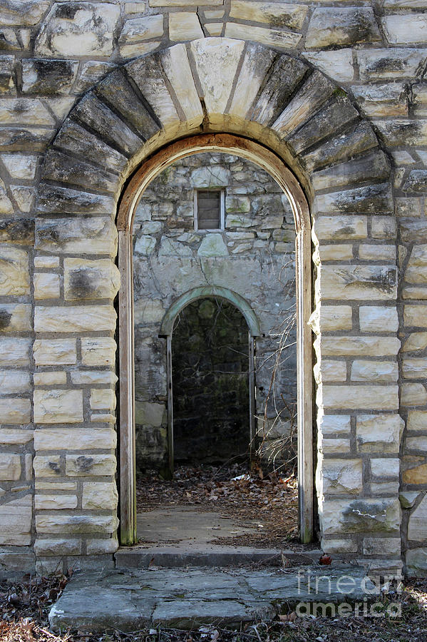 Stone Doorway Ruins  Photograph by Adam Long