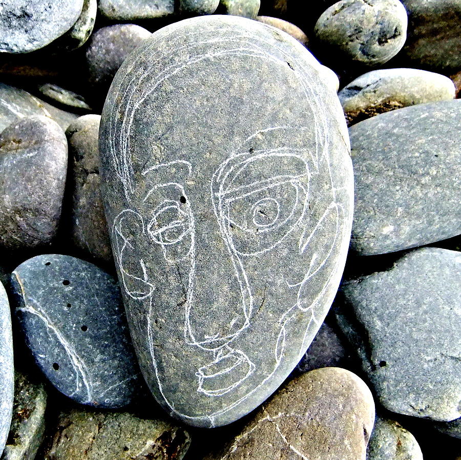 Stone Faced Photograph by Steve Clement-Large - Pixels