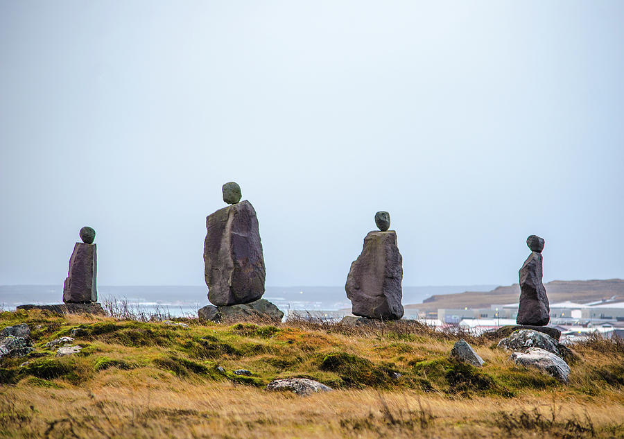 Stone Guardians Reykjanes Peninsula Iceland Photograph by Deborah Smolinske
