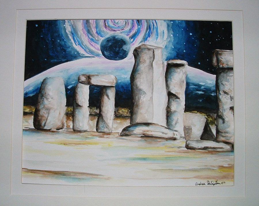 Stone Henge Painting by Andrea Darlington Fine Art America