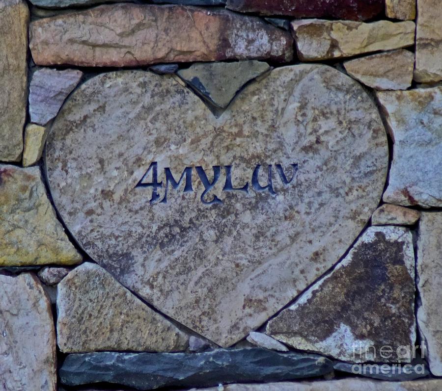Stone in Love Photograph by Tracy Rice Frame Of Mind