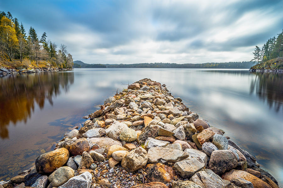 Stone Jetty Photograph by James Billings